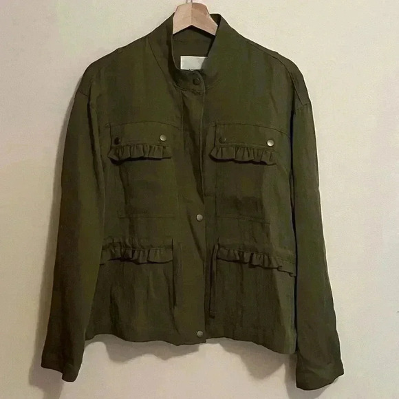 Anthropologie Oversized Utility Jacket - Picture 3 of 12